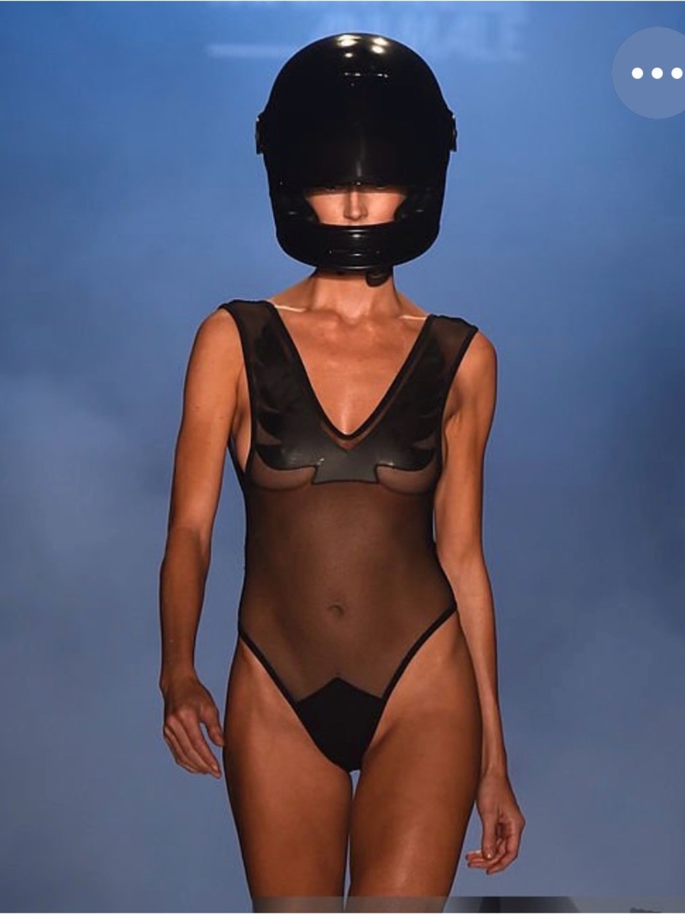 Minimale Animale Black Sheer One-Piece Swimsuit Firebird suit